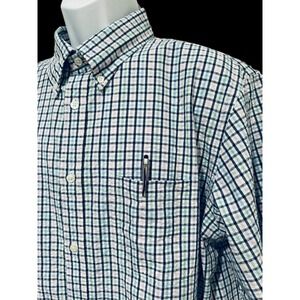 Brooks Brothers Men Shirt Multicolor Check Regent Seersucker Button Down Camp XL